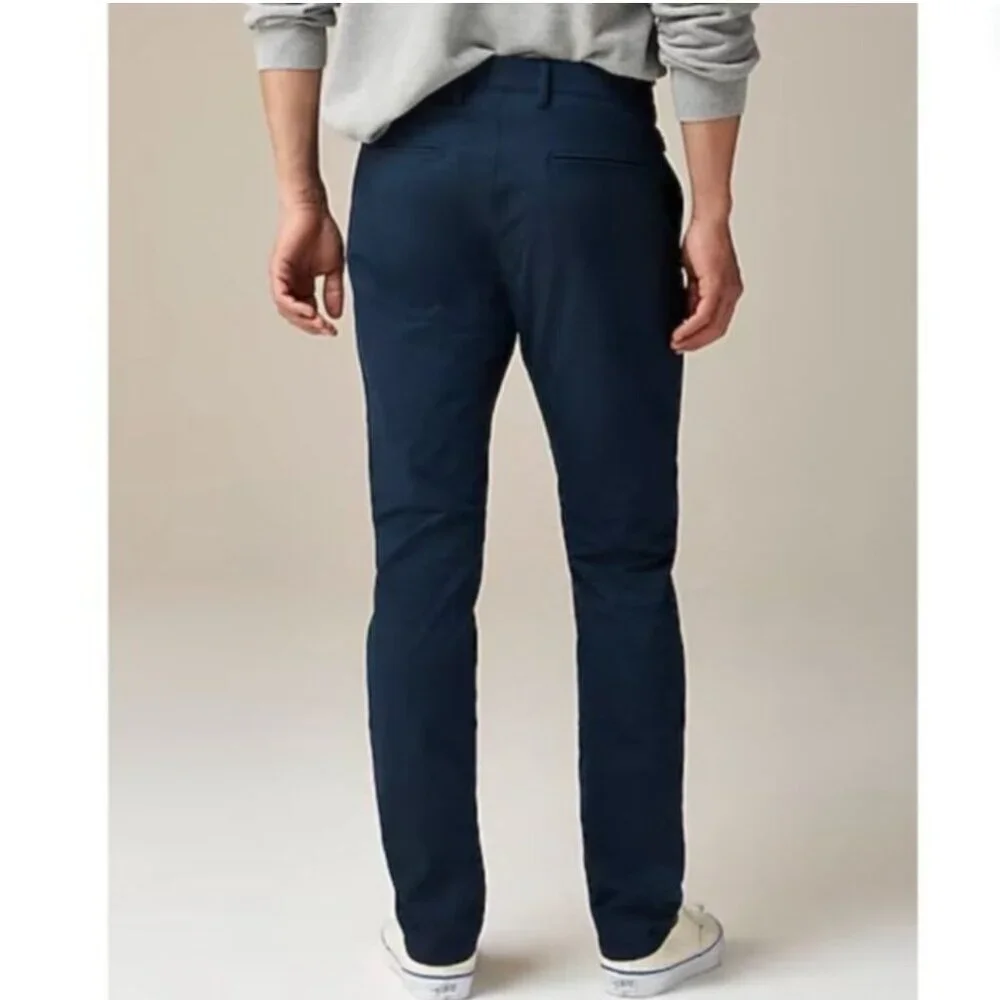 EUC Men's J. CREW 484 Slim-Fit Tech Pant Stretch Navy |‎ Size W36 X L32
